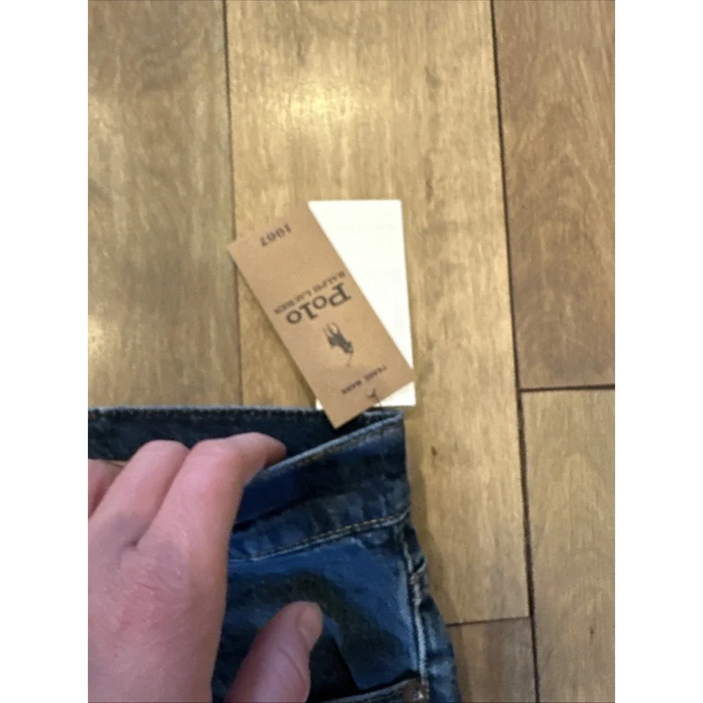 Polo Ralph‎ Lauren The Varick Straight Slim Jeans Men's 46B X 32  Blue Denim